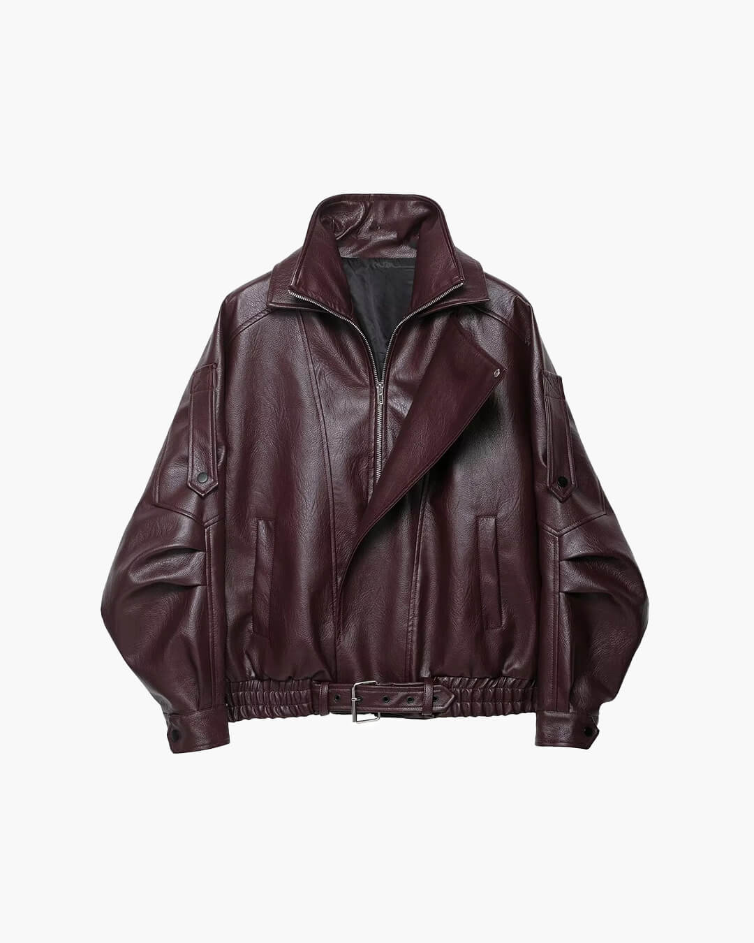 Carla Asymmetrical Leather Jacket