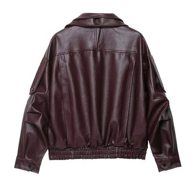 Carla Asymmetrical Leather Jacket
