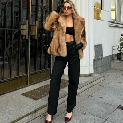 Fiona Faux Fur Coat