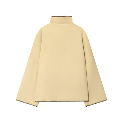 Emily High Neck Button Jacket