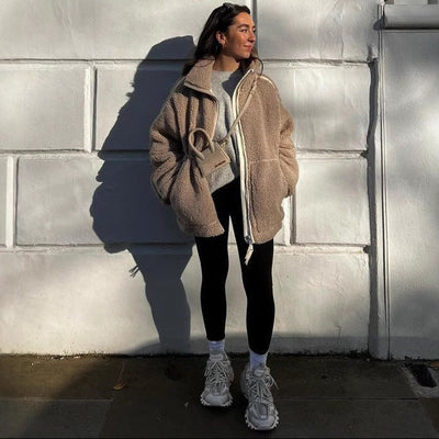 Susan Teddy Jacket Meets Rits