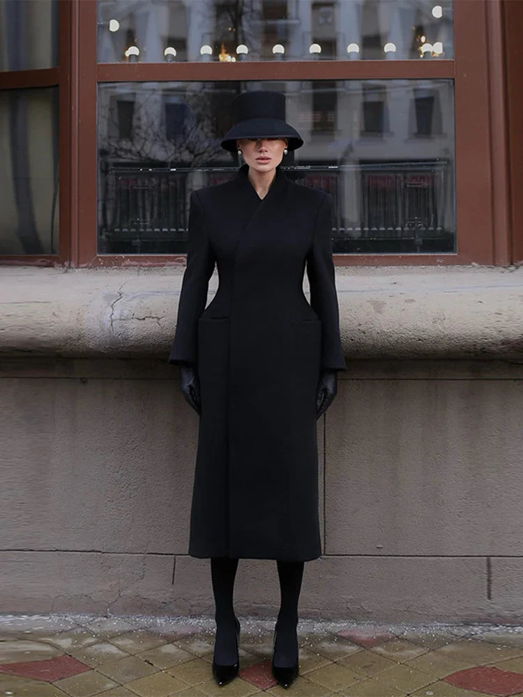 Genevieve Tailored Maxi Coat