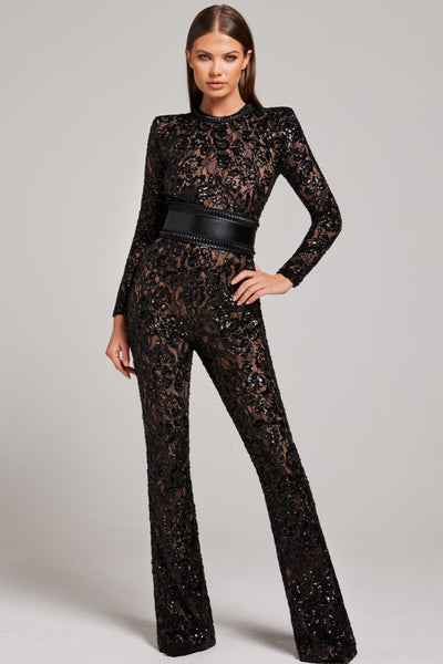 Luna | Statement Sequin Jumpsuit