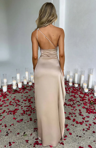Delphi | Drape Satin Gown