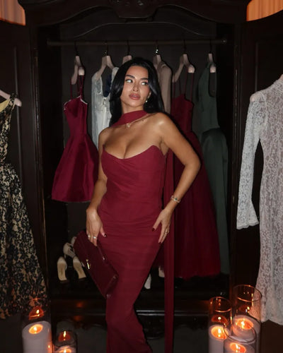 Tamsin | Strapless Bodycon Maxi Dress