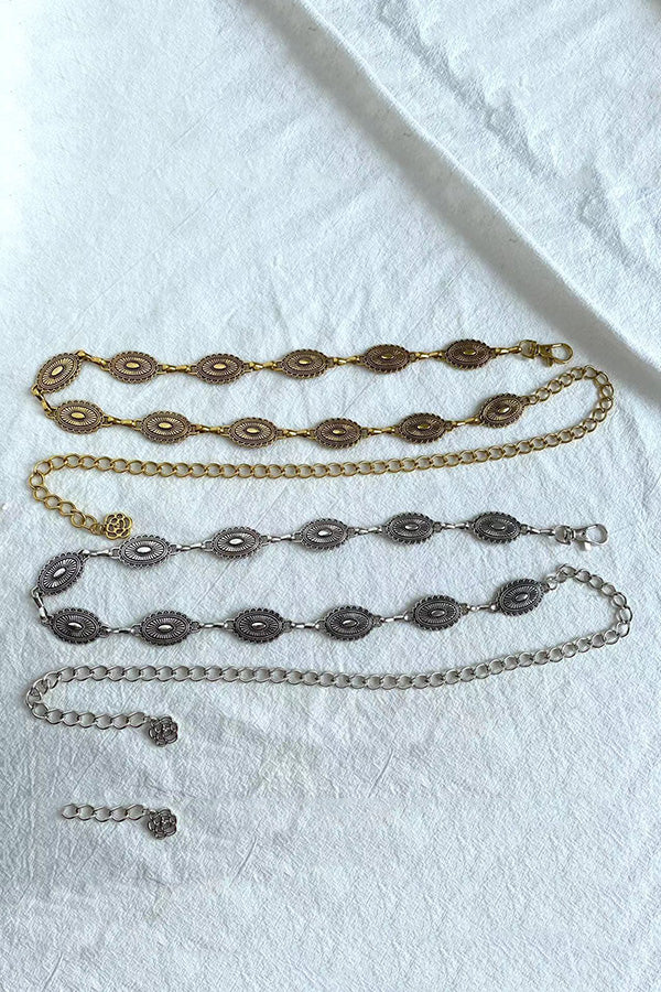 Raegan | Retro Geometric Hip Chain