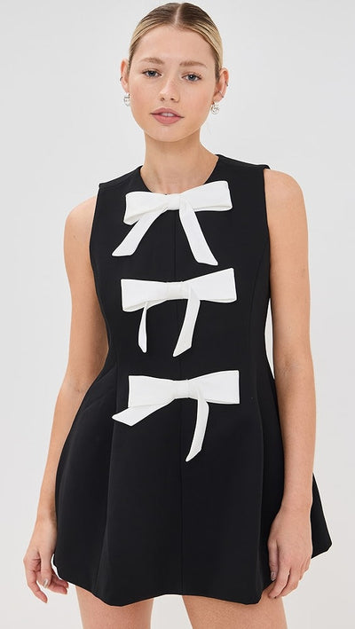 Alicia | Mini Bow Dress