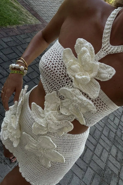 Ondine | Shorebloom Crochet Dress