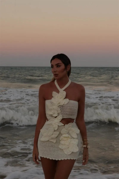 Ondine | Shorebloom Crochet Dress