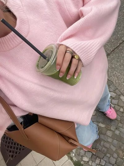 Heledd | Pink Oversized Sweater