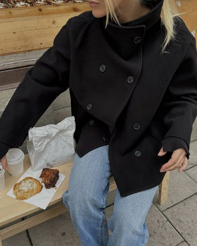 Clarissa jacket with stand-up collar