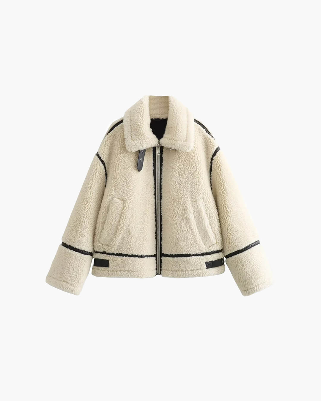 Chantal Boucle Bomber Jacket