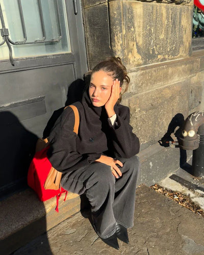 Clarissa jacket with stand-up collar