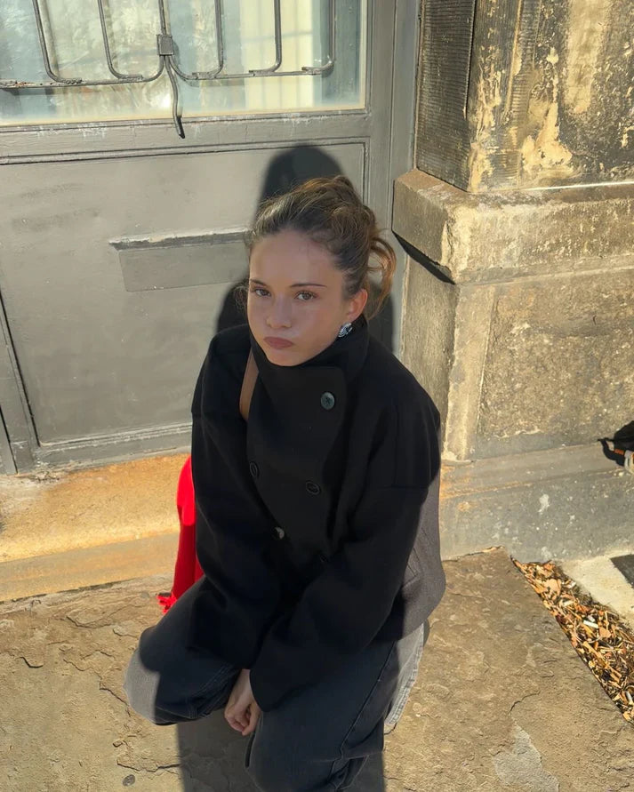 Clarissa jacket with stand-up collar