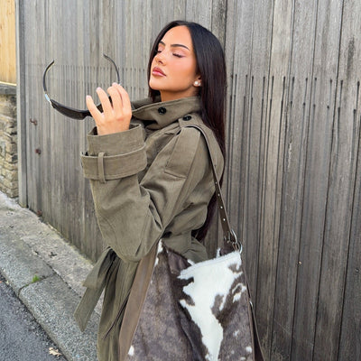 Kendra Windbreaker with Belt