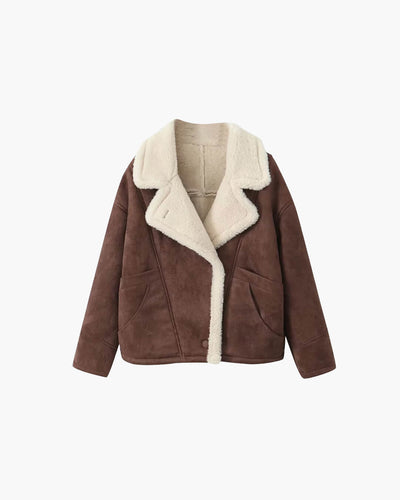 Leona Imitation Leather Jacket