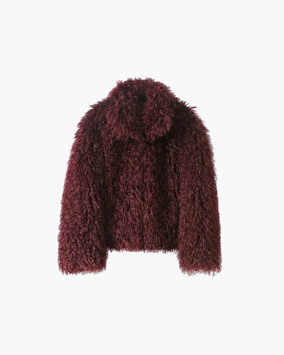 Liza Fuzzy Faux Fur Jacket