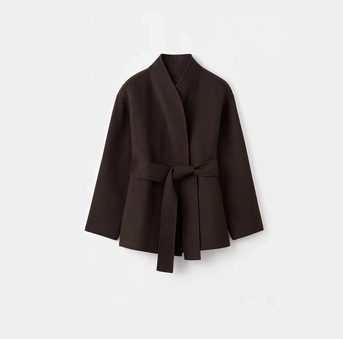 Monica Oversized Wrap Coat with Belt