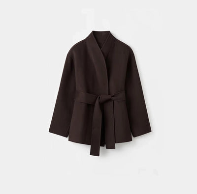 Monica Oversized Wrap Coat with Belt