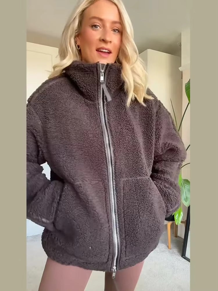 Susan Teddy Jacket Meets Rits