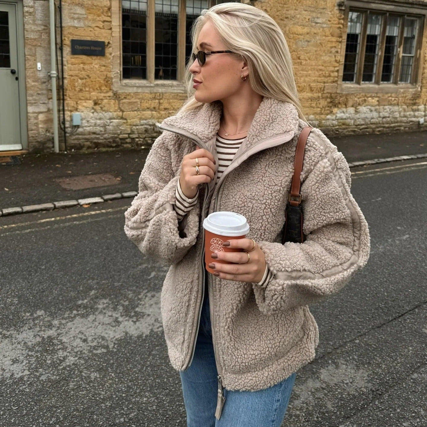 Susan Teddy Jacket Meets Rits