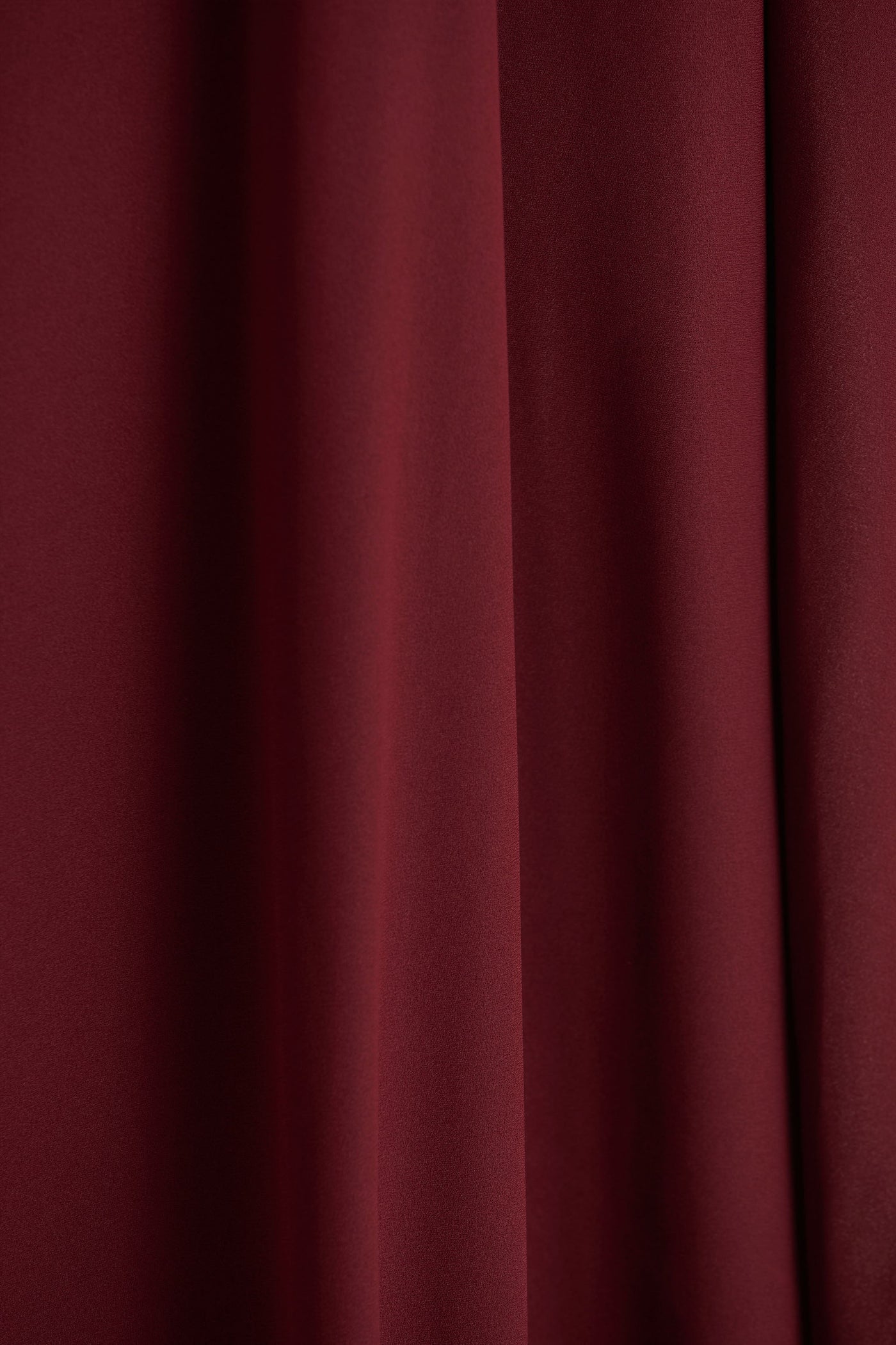 Pristina | Burgundy Boat-Neck Woven Maxi Dress With Cape Detail