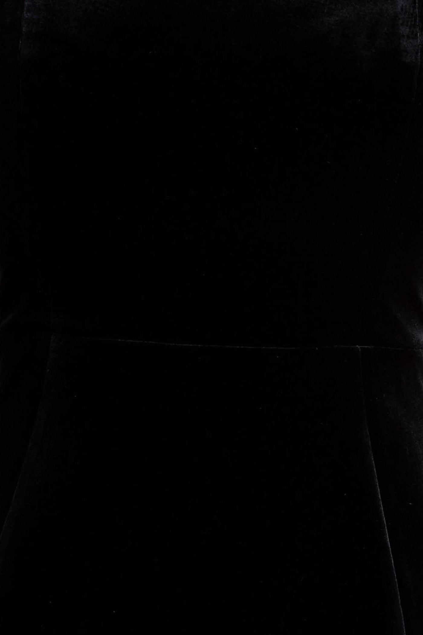 Irresistible | Black Velvet Square-Neck Mini Dress